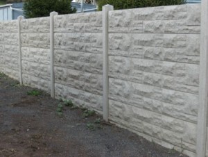 concrete fence